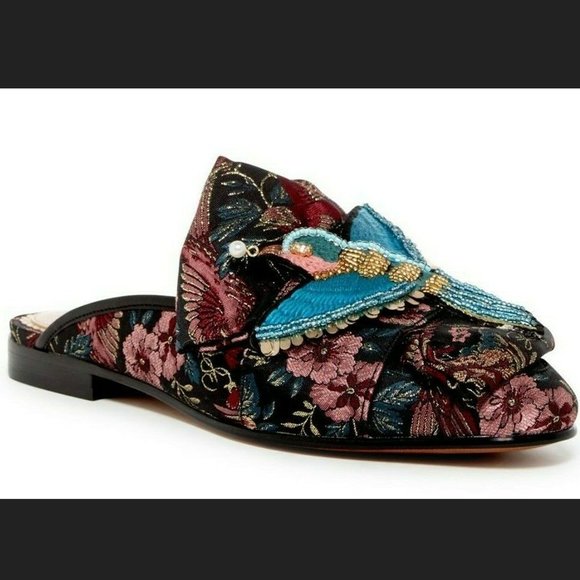Sam Edelman Shoes - Sam Edelman Peters Bird embellished mules size 8